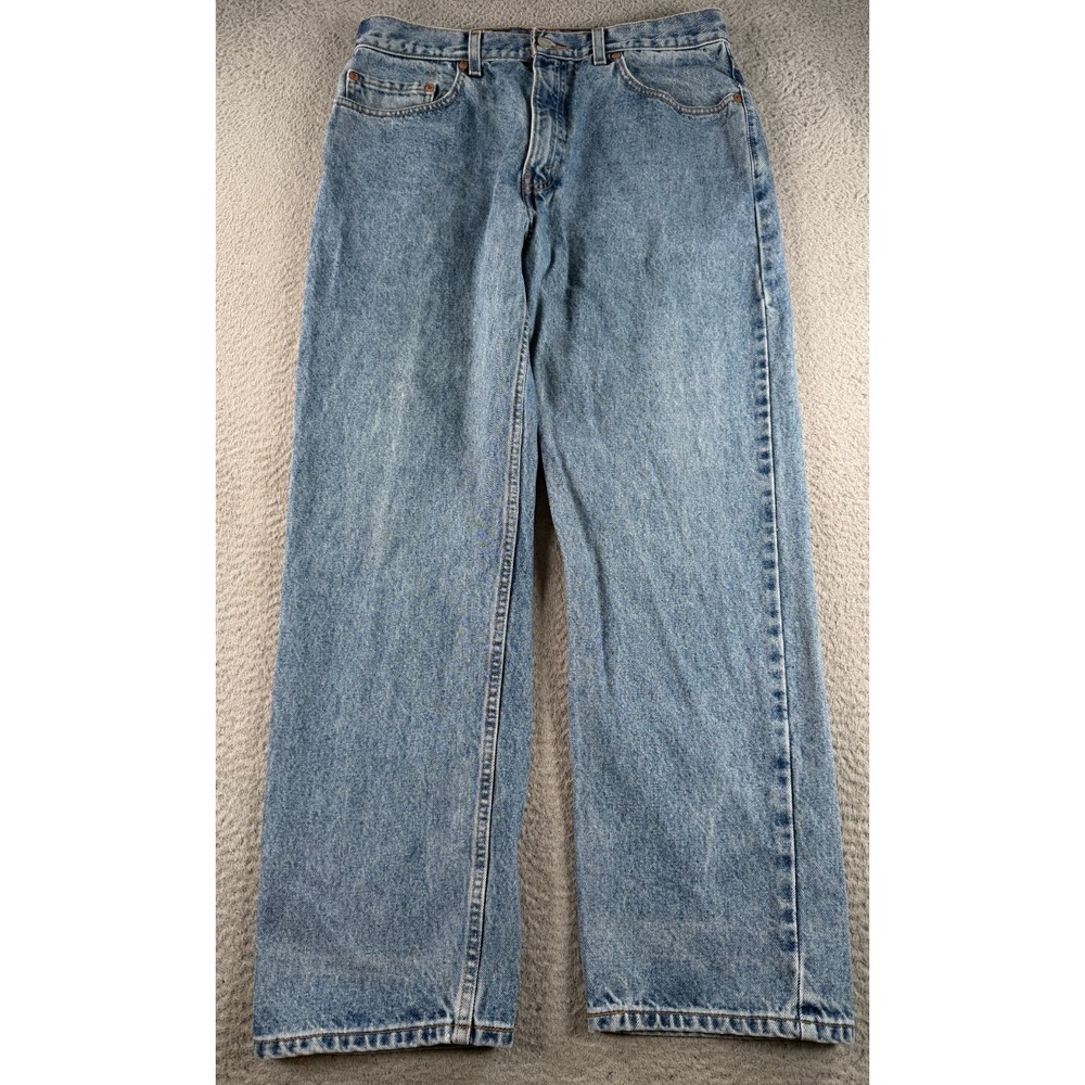 Vintage Levis 505 Jeans Mens 34x30 (ACTUAL 32X29) Blue Denim Made In Mexico 1999